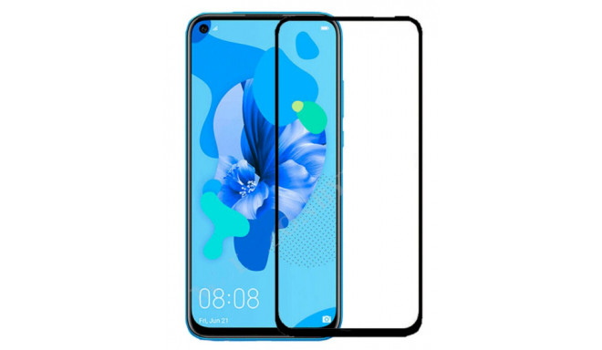 Fusion 5D karastatud klaas kaetud raamiga Huawei Mate 30 Lite must