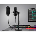 Tracer Studio Pro USB mikrofon mängude / taskuhäälingusaadete / voogesituste jaoks + hoidik, popfilt
