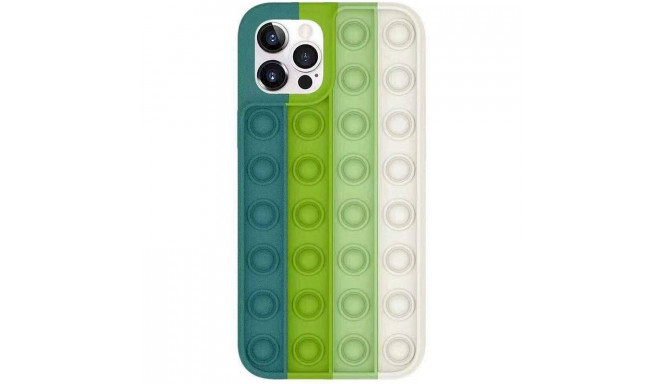 Fusion Pop it silicone case for Apple iPhone 12 | 12 Pro white - green