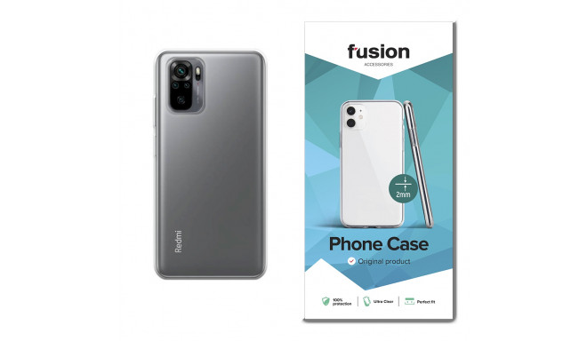 Fusion ultra clear series 2 mm silikoonist ümbris Apple iPhone 13 Pro Max läbipaistvale (EU Blister)