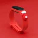 Fusion Xmas Glove kellarihm Xiaomi Mi Band 3 / 4 punane
