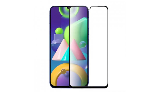 Fusion full glue 5D tempered glass with frame Samsung Galaxy A03S black