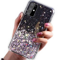Fusion glue glitter silikoonist ümbris Apple iPhone 13 Pro mustale