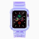 Fusion Light Set silikoonist kellarihm Apple Watchile  42mm / 44mm / 45mm lilla