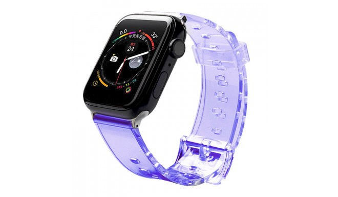 Fusion Light silikoonist kellarihm Apple Watchile 38mm | 40mm | 41mm lilla