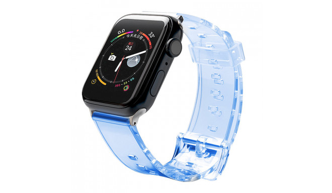 Fusion Light silikoonist kellarihm Apple Watchile 38mm | 40mm | 41mm sinine
