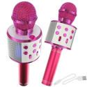 Goodbuy karaokemikrofon sisseehitatud bluetooth kõlariga / 3W / aux / häälmodulaator / USB / Micro S