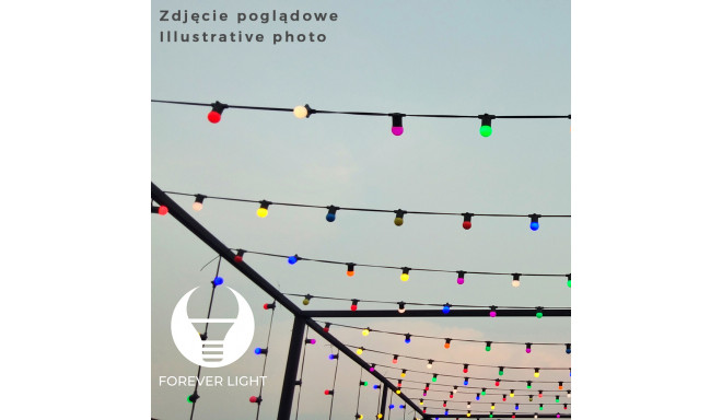 Forever Light LED Bulb E27 G45 2W 230V green 5pcs