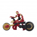 AVENGERS figure with motorcycle Bend and Flex, F02445L0