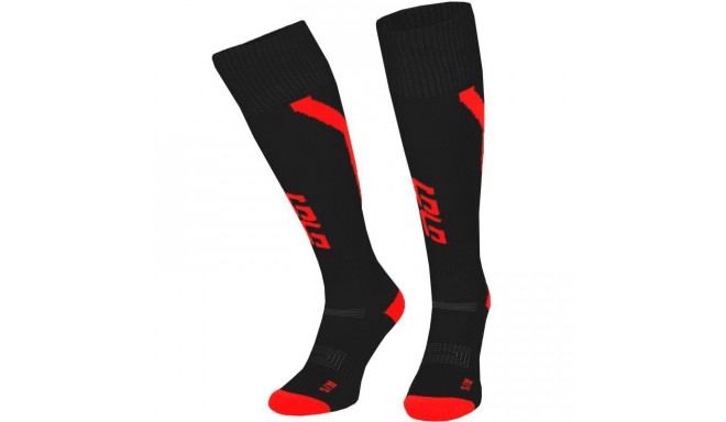 Football socks for kids Colo Classic Junior black-red