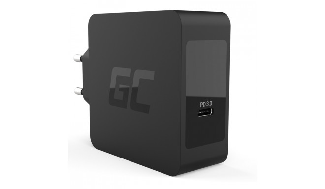 Green Cell - Ładowarka USB-C 60W PD z przewodem USB-C