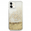 Guess Liquid Glitter 4G Big Logo - Case for iPhone 11 (gold)