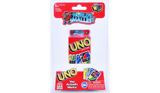 WORLD´S SMALLEST Mini card game UNO