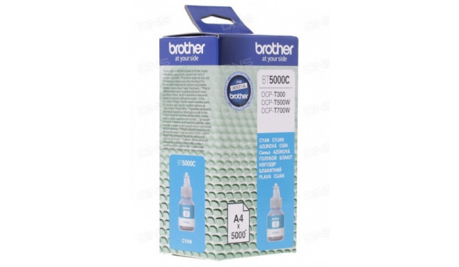 Brother BT5000C Ink Refill Bottle, Cyan