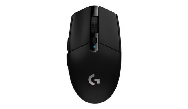 Logitech G305 Lightspeed Wireless Gaming Mouse, RF Wireless + Bluetooth, 12000 DPI, Black