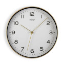 Wall Clock Golden PU (30,5 x 4,3 x 30,5 cm)