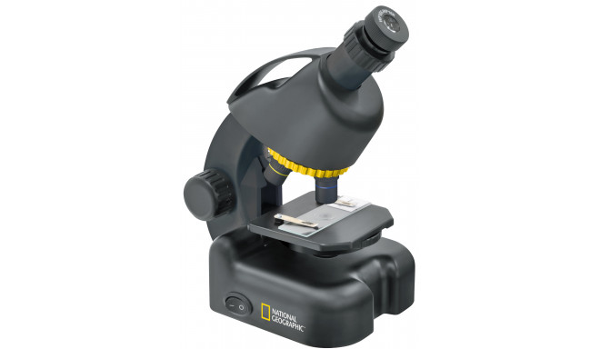 Mikroskoop NATIONAL GEOGRAPHIC 40-640X  koos eksperimentaalkomplekti ja nutitelefoni adapt