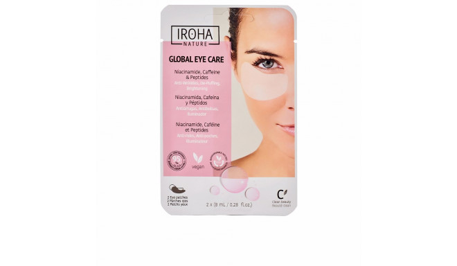 IROHA GLOBAL EYE CARE niacinamide, caffeine & peptides 2 u