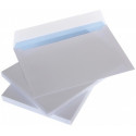 Envelopes C6 white with ribbon and internal press 114x162 mm x 25pcs