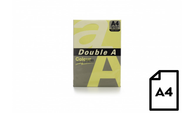 Colour paper Double A, 80g, A4, 500 sheets, Cheese