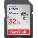 Sandisk memory card SDHC 32GB Ultra 80MB/s Class 10 UHS-I