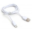 Platinet kaabel USB - USB-C 1m, valge