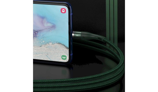 Магнитный кабель USB - Micro USB Baseus Zinc 2.1A 1m (зеленый)