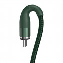 USB magnetic cable - Micro USB Baseus Zinc 2.1A 1m (green)