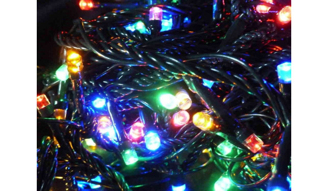 200 lambiga LED-jõulutuled, pikkus 18,7m., erinevad värvid
