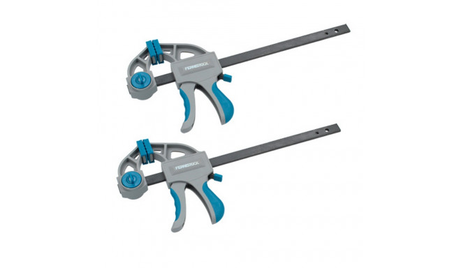 One-hand clamp Ferrestock 8"/200 mm (2 pcs)