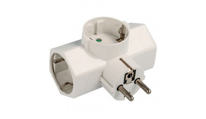 Schuko 3 Way Multi-socket Adapter NIMO