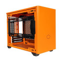 Cooler Master MasterBox NR200P Small Form Factor (SFF) Black, Orange