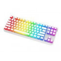SILENTIUMPC Gear GK630K Tournament Kailh Brown RGB Onyx White Pudding Edition