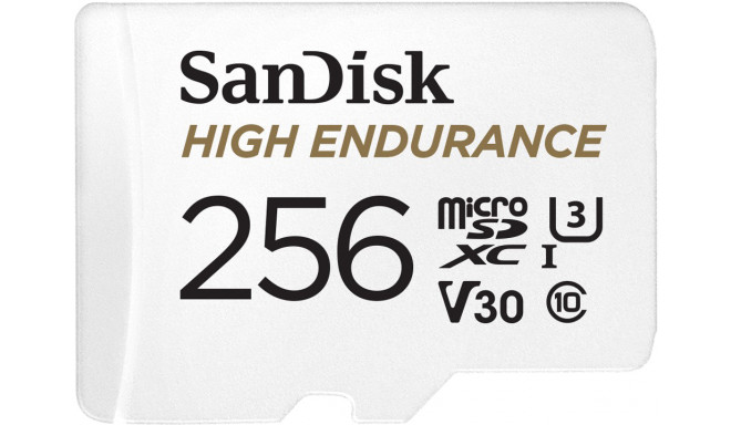 Sandisk mälukaart microSDXC 256GB High Endurance