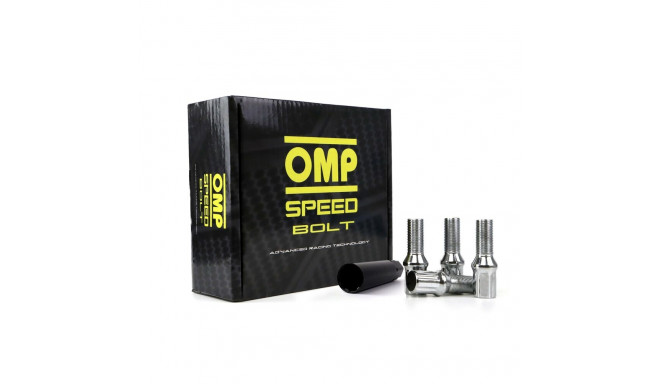 Set Гайки OMP 27 mm Серебряный 20 uds M12 x 1,50