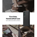 Ringke Folio Signature genuine leather case with flap for Samsung Galaxy Z Fold 3 black 
