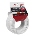 Cable coaxial Maclean MCTV-470 (25m ; white color)