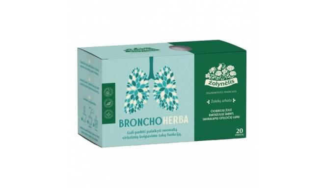Žolynėlis herbal tea Bronchus,  30g (1,5x 20)
