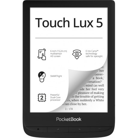 PocketBook e-luger Touch Lux 5, must