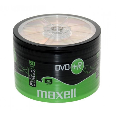 MAXELL DVD+R 4,7GB 16X SP*50 275736.30.TW