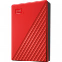 Western Digital väline kõvaketas 4TB My Passport USB 3.2, punane