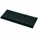 LOGITECH K280E Wired Keyboard - BLACK - RUS/INTNL - USB - B2B