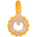 CANPOL BABIES wooden silicone teether LION, 80/300