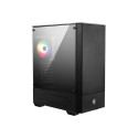 MSI MAG FORGE 111R Mid Tower Gaming Computer Case &#039;&#039;Black, 1x 120mm ARGB PWM Fan, 1-6 ARGB