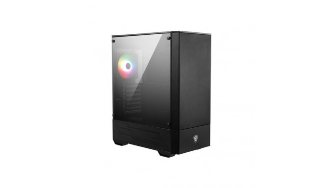 MSI MAG FORGE 111R Mid Tower Gaming Computer Case &#039;&#039;Black, 1x 120mm ARGB PWM Fan, 1-6 ARGB