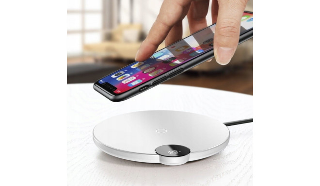 Baseus Wireless Induction Charger 10W - white