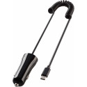 Vivanco autolaadija USB-C 12W 1m, must (62785)
