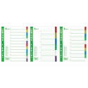 Divider Forpus, A4, 1-12 colors, plastic