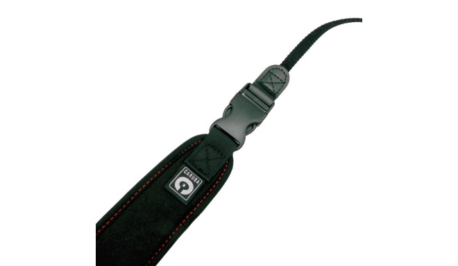 Caruba Camera Neckstrap Comfort + Quick release (Zwart + Rood)