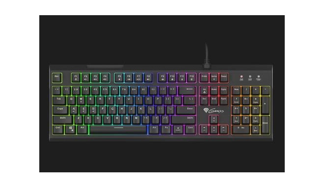 GENESIS THOR 210 RGB keyboard USB Black